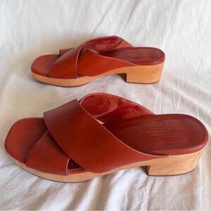 Charlotte Stone Red Sandals